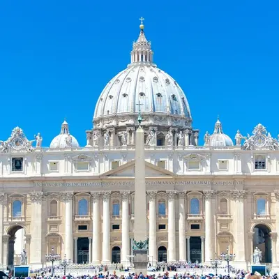 a large building with a dome on top of it at Vatican New home in Rome in Rome