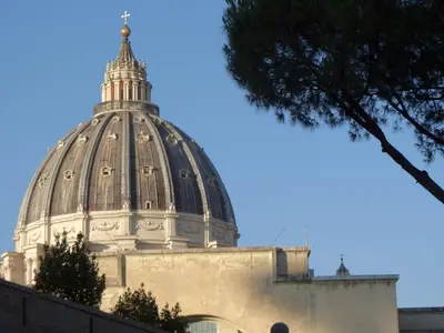 a building with a dome on top of it at CupolHome - Meraviglia A San Pietro in Rome