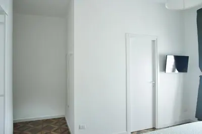 a room with white walls and a white door at Apartment 29 in Rome