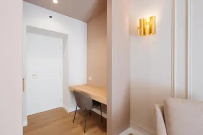 a small room with a table and a chair at Firenze Boutique Rooms in Rome