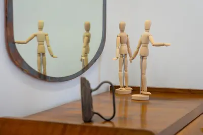 a group of mannequins in front of a mirror at Testaccio by Rental in Rome in Rome