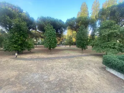 an aerial view of a park with trees at Alloggio Turistico Agiati in Rome