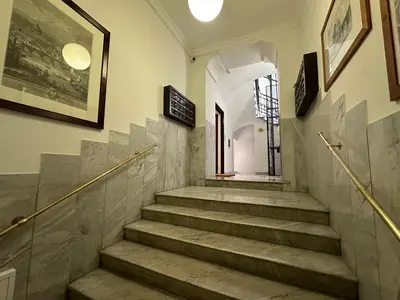 a set of stairs in a building at FL Suites - Vatican in Rome