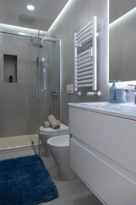 a bathroom with a toilet and a sink and a shower at ToniB&B in Rome