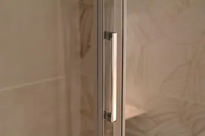 a close up of the side of a metal pole at Scipioni Relais in Rome