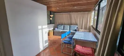 a small room with a table and a couch at Er Core Nostro in Rome