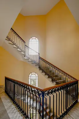 an image of a staircase in a house at Borgo Pio Holiday in Rome