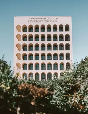 a view of the building of the rashtrapati bhavan at Stanza Del Principe in Rome