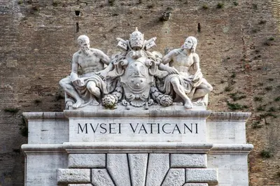 a statue of three men sitting on a horse at Remember Vatican Apartment in Rome