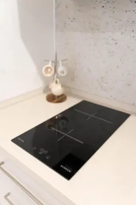 a tablet sitting on top of a kitchen counter at When in Rome in Rome