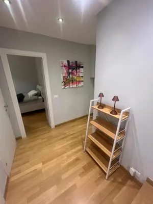 a room with a ladder and a room with a bed at Savoia design apartment with terrace - Rome center in Rome