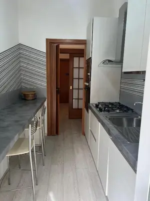 a kitchen with a sink and a stove at TopVaticanApartment in Rome