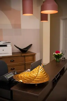 an office with a table with a hat on it at Residenza Leone XIII in Rome