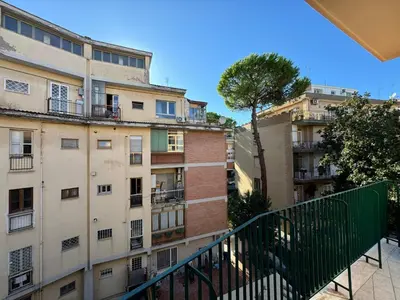 a view from the balcony of a building at Numiro in Rome