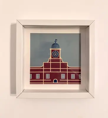 a picture of a building with a clock tower at Biffi 2 - Garbatella Rooms in Rome