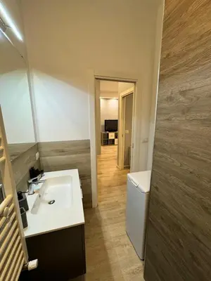 a bathroom with a sink and a toilet at Malila's - Cipitelli Spagna in Rome