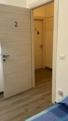 a door with two numbers on it in a room at Trastevere Welcome Home Deluxe 2 in Rome