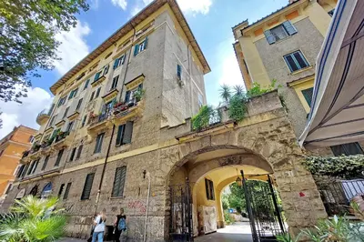 a building with a gate in front of it at 4BNB - Queen Mary Vatican Home in Rome