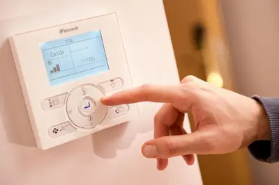 a person pressing a button on a light switch at Vibe Nazionale in Rome
