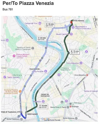a map of theptaza vancouver subway at Trastevere Penthouse in Rome