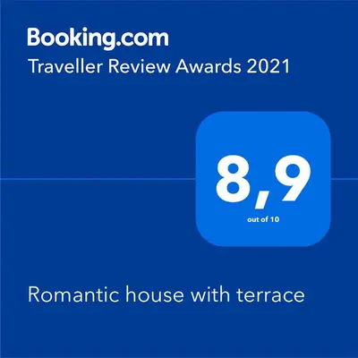 a screenshot of a house with the temperature at Romantic house with terrace in Rome