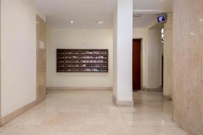 a empty room with a wine rack on the wall at Vatican Elegance House in Rome