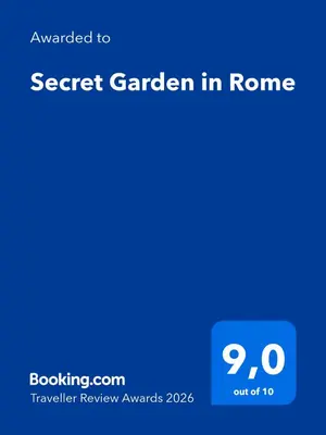 a screenshot of a cell phone with the search garden in rome at Secret Garden in Rome in Rome