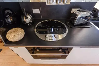a kitchen counter with a sink and a toaster at La Casa Di Teo in Rome