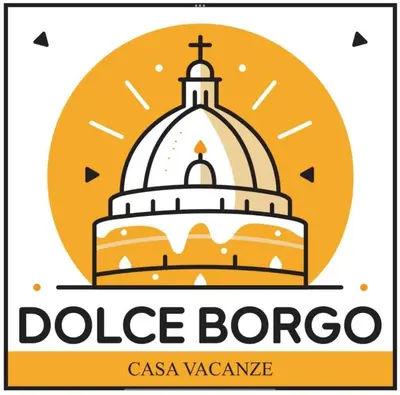 a logo for the dolce bongo casa vivekanasy cafe at Dolceborgo al Vaticano in Rome