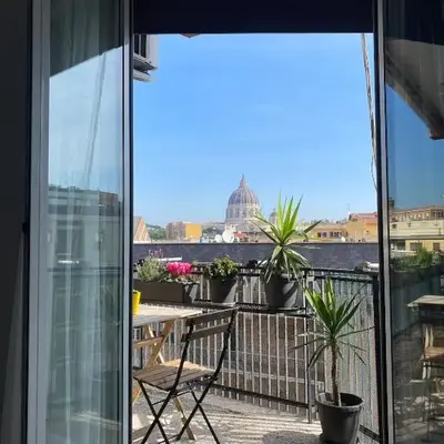 Sunny Apartment with Stunning San Pietro View