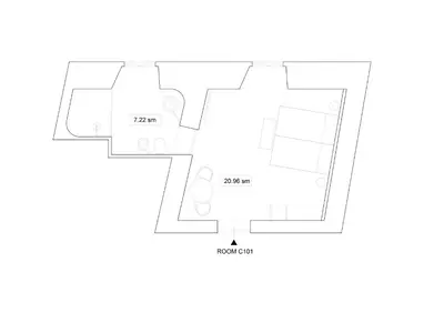 a room with a viewfourth floor plan at AGH - Capranica in Rome
