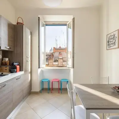 Attico vista San Pietro