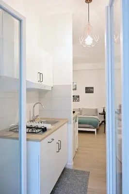 a bathroom with a shower and a sink at Colli Albani Apartment in Rome