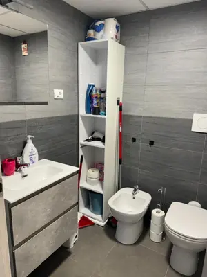 a bathroom with a sink and a toilet at Al 304 a San Giovanni in Rome