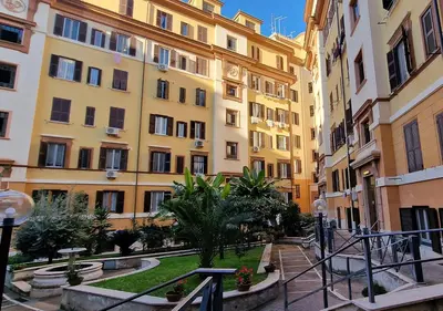 an alley in a city with buildings at Appartamento JazzNBlues House in Rome