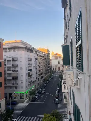 a view of a street in a city with buildings at Casa Bibbi in Rome