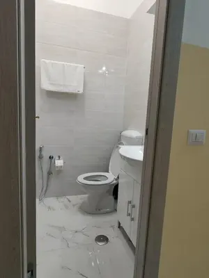 a white bathroom with a toilet and a sink at RATTAZZI ROMA CENTRo in Rome