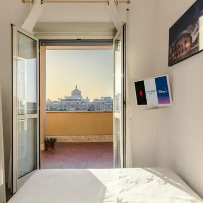 Eur-motagnola attico 2bedr apt 280 terrace view