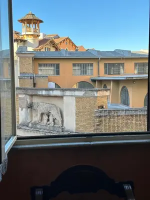 a view of a building from a window at L'Angolo di Roma in Rome