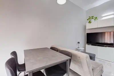 a dining room with a table and chairs at Vatican Escape in Rome