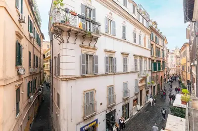 an alley in a city with buildings at Navona Stylish Apartment - Up to 5 People in Rome