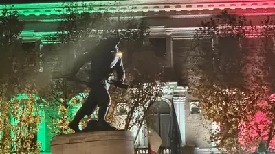a statue of a bear in front of a building at DidiHouse in Rome