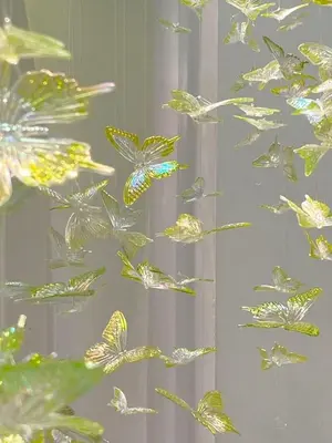 a group of butterflies flying in the air at Elegance Penthouse 959 in Rome