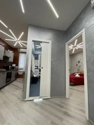 a room with a door leading to a bedroom at Breath of Rome 5 min a piedi metro B San paolo poche fermate dal centro di Roma in Rome