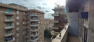 a view of an apartment building from a balcony at CasAppia in Rome