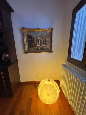 a painting of a painting of a city at Domus Colosseum, detached house just few steps from the Colosseum in Rome