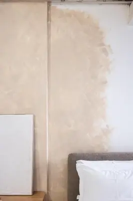 a bedroom with a bed and a large window at Eos Retreat in Trastevere with pool in Rome