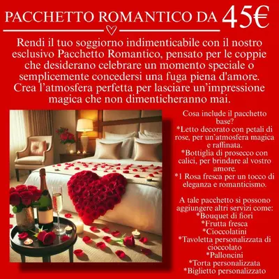 a poster of a bed with two hearts at CASA NONNO - Casa Vacanze in Rome