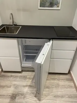 a kitchen with a sink and a counter top at Centro Roma Verde - LOCAPPART in Rome