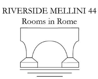 a diagram of the four rooms in rome at RiversideMellini44 in Rome